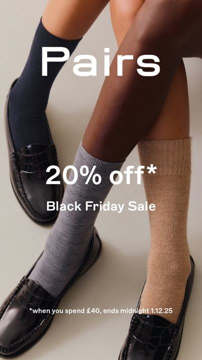 Ad 217: Loafers, “20% off Black Friday Sale”