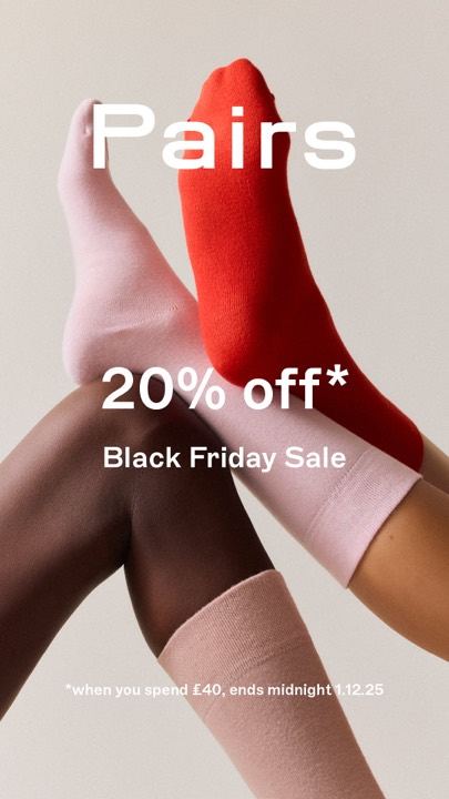 Ad 214: Pink and red, “20% off Black Friday Sale”